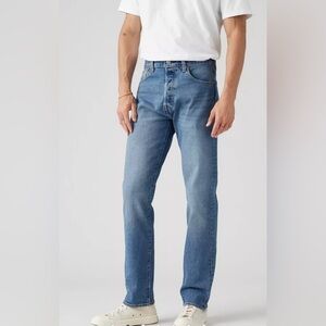 Levi’s Premium 501® S Skinny Button Fly Jeans Light Wash 31x30–Vintage PREWORN